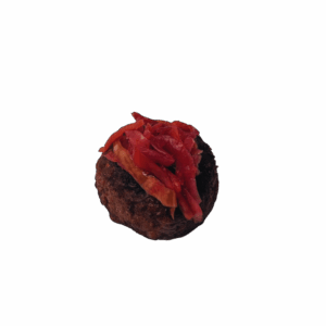 Linsenburger mit hausgemachtem Alps Kimchi