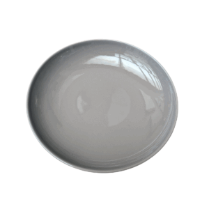 Plate 23 cm deep gray