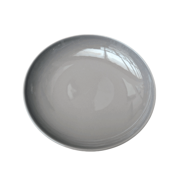 Plate 23 cm deep gray