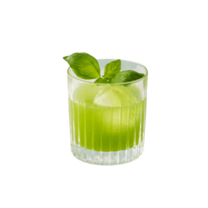 „Green Highball“ mit Grüntee-Kombucha & Gin
