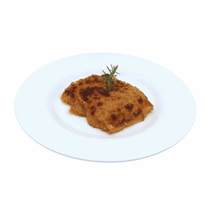 Lasagna con ortaggi a radice, verza, erbe aromatiche e formaggio di malga