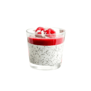 Budino di chia con vaniglia e ananas grigliata